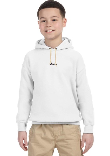 Tik Tok Musically Logo ly Çocuk Sweatshirt