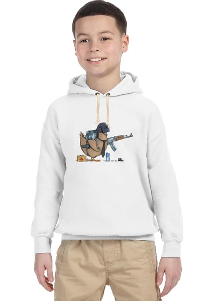 Pubg Tavuk Çocuk Sweatshirt