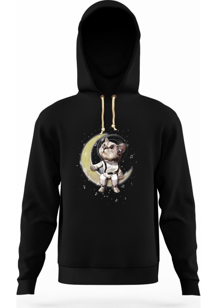 Moon Cat Kedi Erkek Sweatshirt