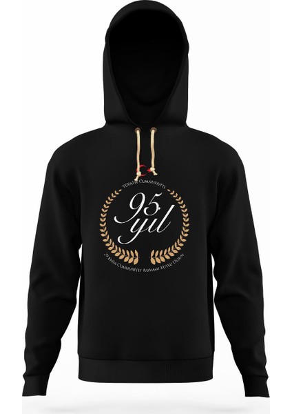 Atatürk Türkiye 95 yaşında 29 Ekim Erkek Sweatshirt