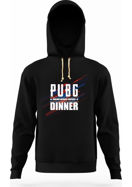 Pubg dinner Erkek Sweatshirt