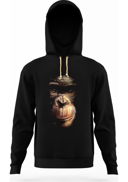 Doril Maymun 3d Erkek Sweatshirt