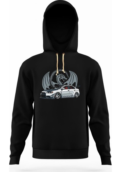 Mitsubishi evo lancer Erkek Sweatshirt