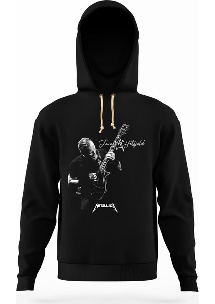 Metallica James Hetfield guitar Erkek Sweatshirt