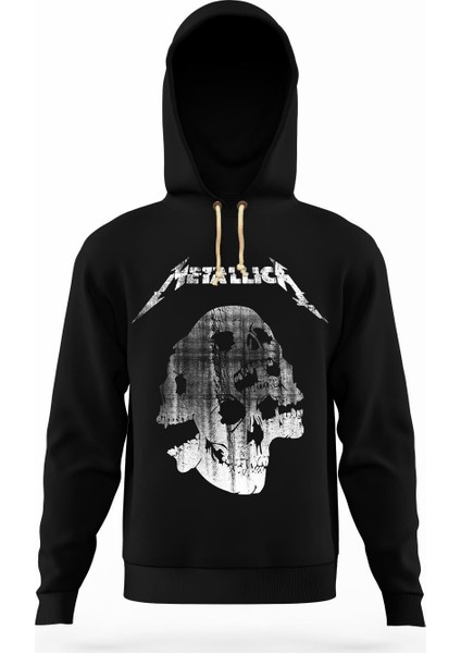 metallica skull Erkek Sweatshirt