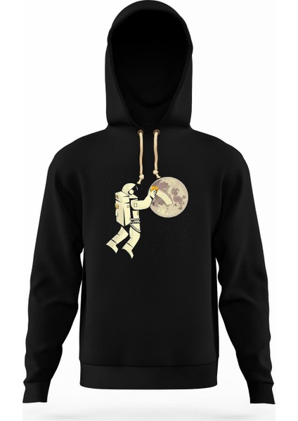Nasa uzay Astronot Dünya Ay Erkek Sweatshirt