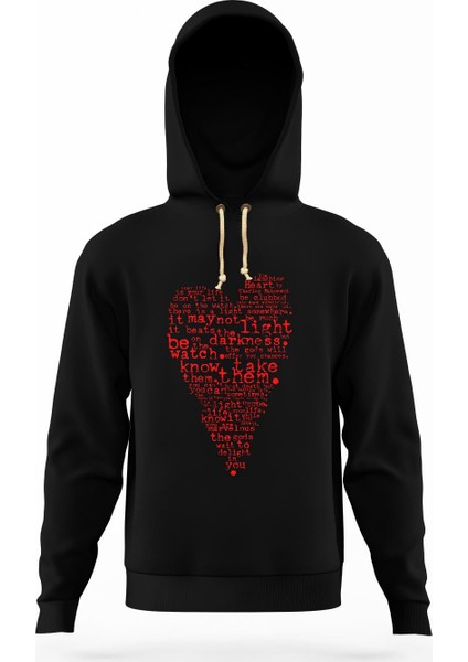 Charles bukowski heart your life is your life dont let it Erkek Sweatshirt