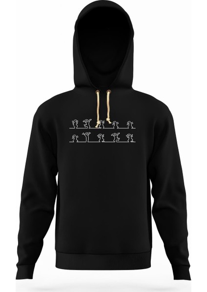 La linea trt cizgi adam dance Erkek Sweatshirt
