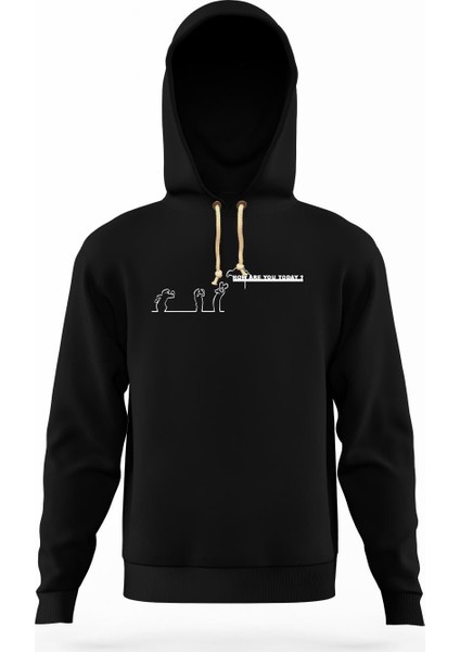 La linea trt cizgi adam how are you today Erkek Sweatshirt