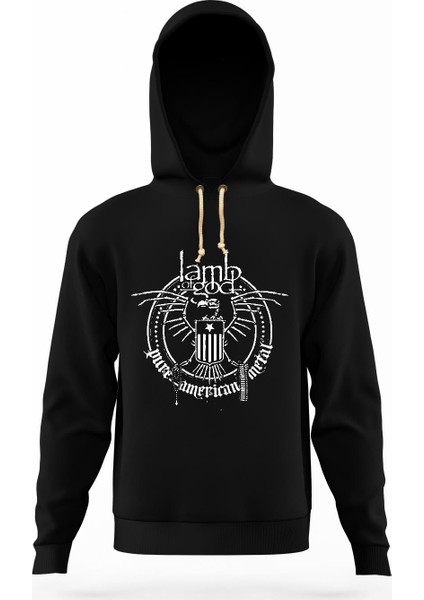 Lamb of God american crow Erkek Sweatshirt