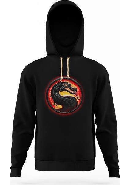 Mortal kombat logo Erkek Sweatshirt