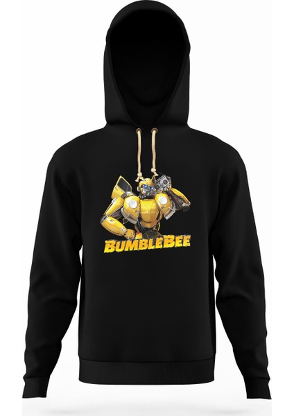 Transformers bumblebee music black 2018 Erkek Sweatshirt