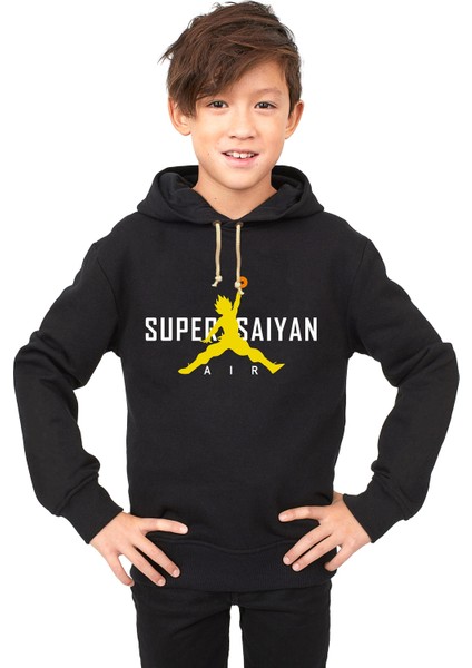 Dragon ball z süper saiyan Çocuk Sweatshirt