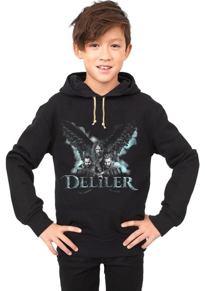 Deliler fatihin fermani afiş Çocuk Sweatshirt