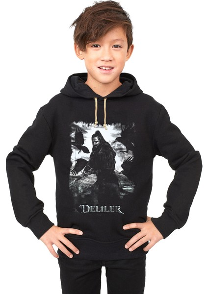 Deliler fatihin fermani Cem ucan afiş Çocuk Sweatshirt