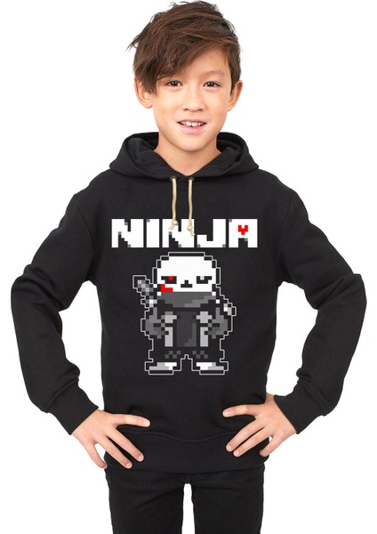 Undertale Ninja Çocuk Sweatshirt