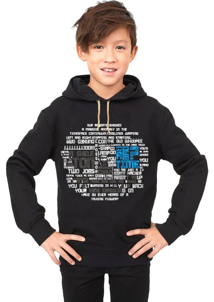 Undertale Tipografi Çocuk Sweatshirt