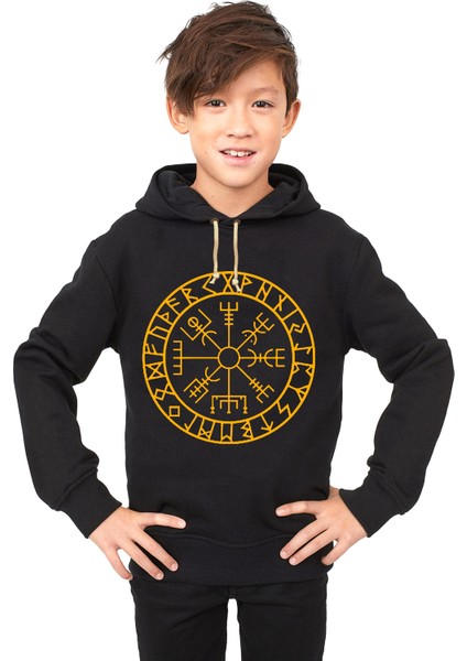 Viking Compass logo Çocuk Sweatshirt