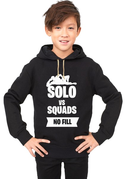 FORTNITE Solo Vs Squads No Fill Çocuk Sweatshirt