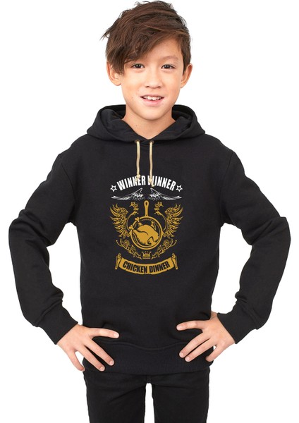 pubg chicken dinner Çocuk Sweatshirt