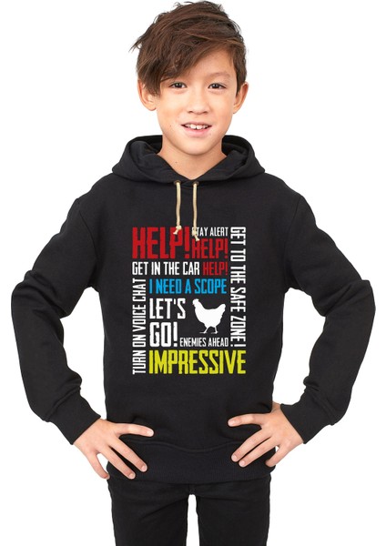 pubg Help Çocuk Sweatshirt