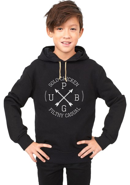 pubg solo chicken Çocuk Sweatshirt