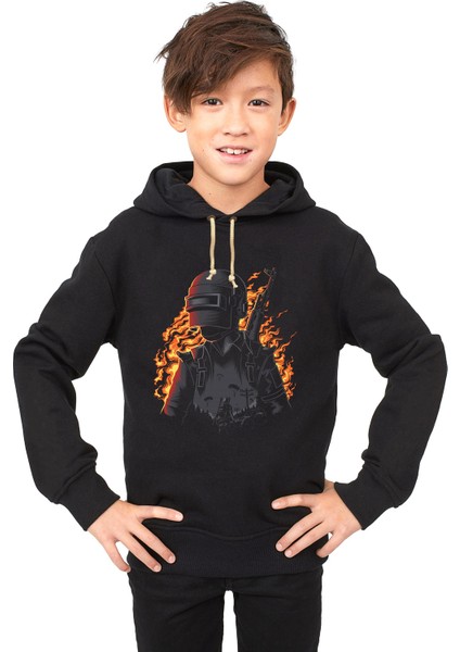 Pubg Fire Çocuk Sweatshirt