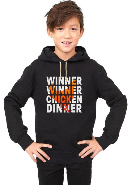 Pubg Winner Tavuk Çocuk Sweatshirt