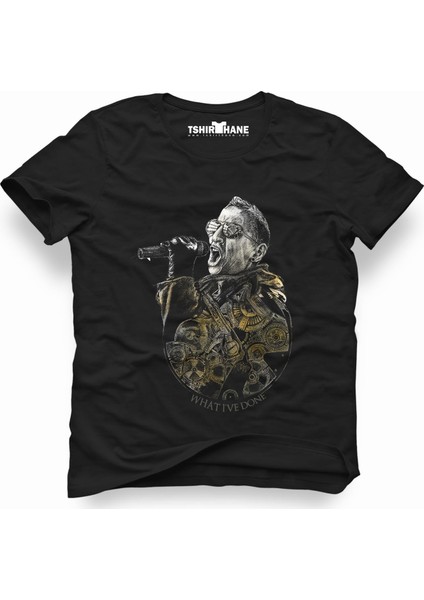 link in park Chester Bennington what lve done Erkek T-Shirt