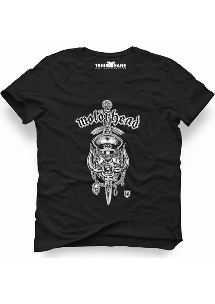 motörhead logo sword Erkek T-Shirt