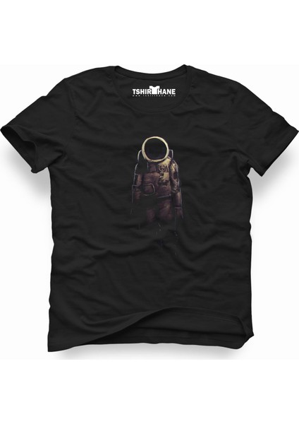 Nasa uzay Astronot Dünya Ay Erkek T-Shirt