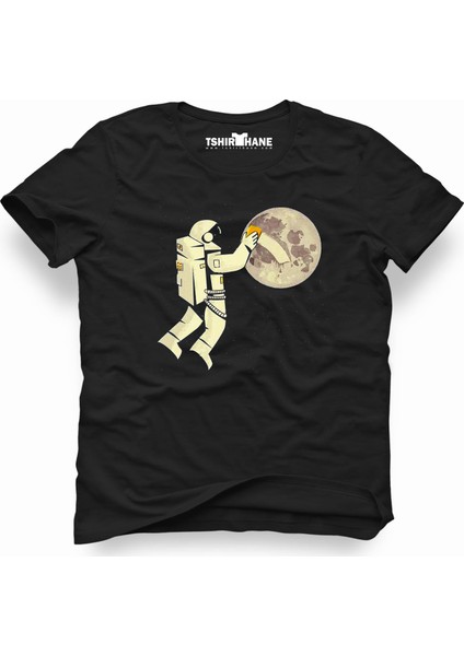 Nasa uzay Astronot Dünya Ay Erkek T-Shirt