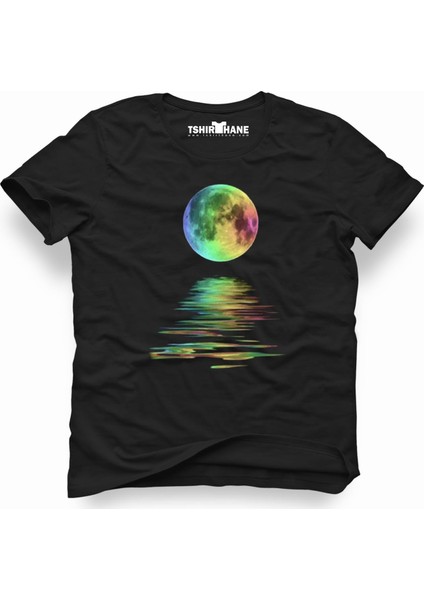 Nasa uzay Astronot Dünya Ay Erkek T-Shirt