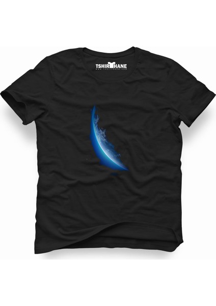 Nasa uzay Astronot Dünya Ay Erkek T-Shirt
