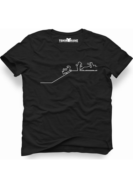 La linea trt cizgi adam formuLa f1 Erkek T-Shirt