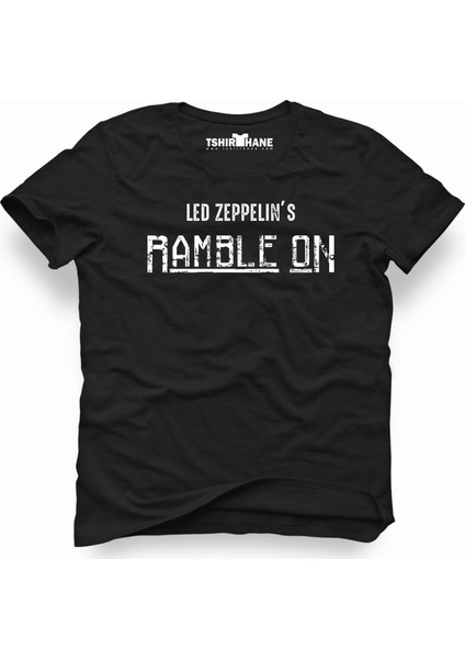 Led-zeppelin rample on Erkek T-Shirt
