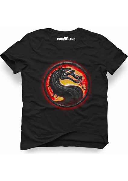 Mortal kombat logo Erkek T-Shirt
