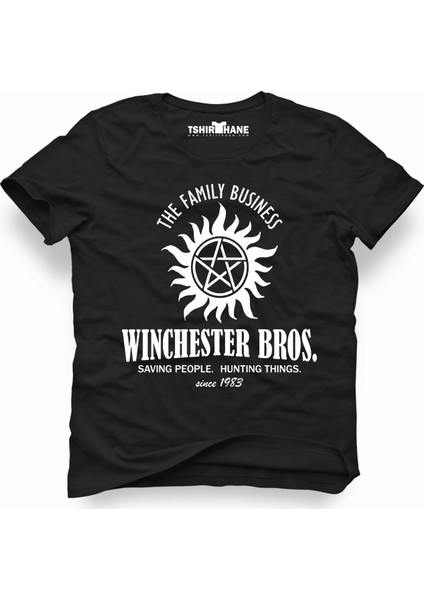 Supernatural - Winchester Bros Erkek T-Shirt