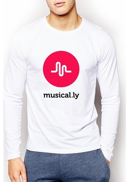 Tik Tok Musically Erkek Sweatshirt