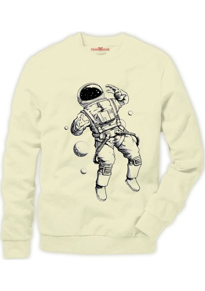 Nasa uzay Astronot Gezinti Erkek Sweatshirt