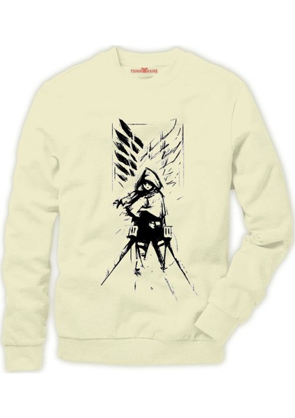 Attack on titan Titana saldırı Erkek Sweatshirt
