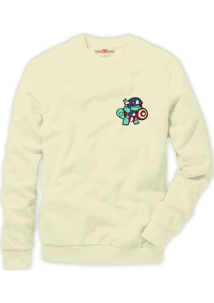 Pokemon avergermon captain Erkek Sweatshirt
