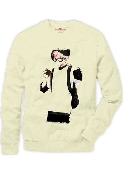 Fairy Tail Glass Anime Erkek Sweatshirt