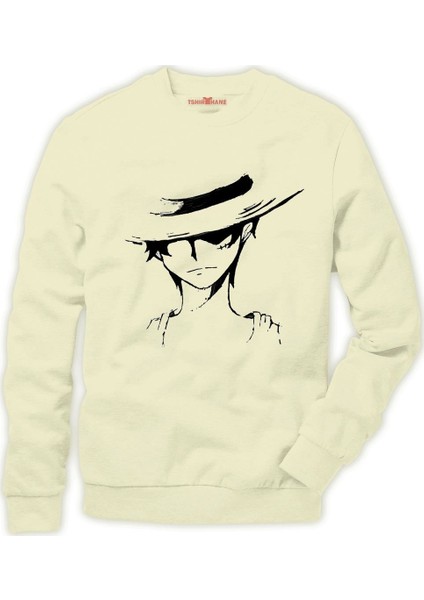 One piece Luffy Nami zoro ... Erkek Sweatshirt