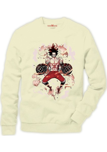 One piece Luffy Nami zoro ... Erkek Sweatshirt