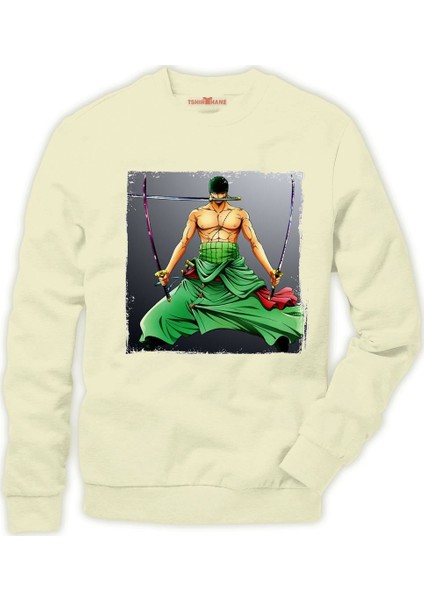 One piece Luffy Nami zoro ... Erkek Sweatshirt