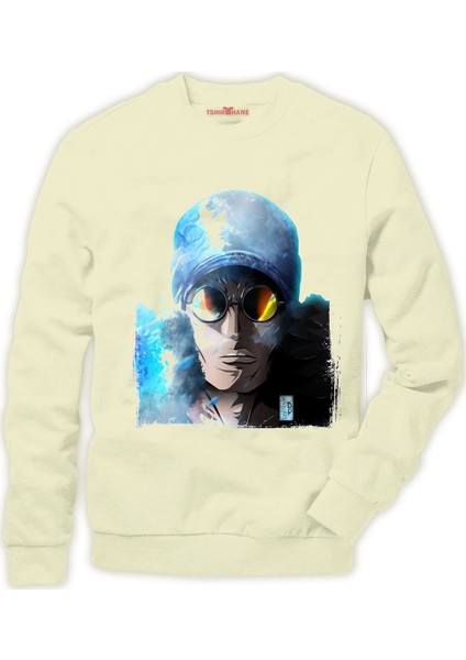 One piece Luffy Nami zoro ... Erkek Sweatshirt