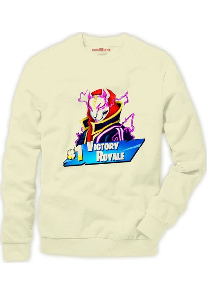 Fortnite #1 Victory Royale Drift Erkek Sweatshirt