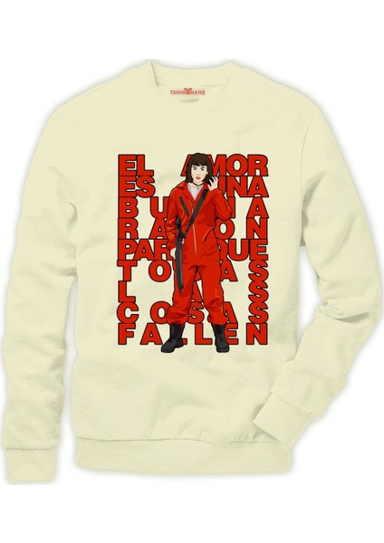 La Case de Papel Dali El Profesor Erkek Sweatshirt