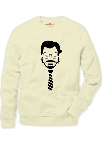 La Case de Papel The teacher Erkek Sweatshirt